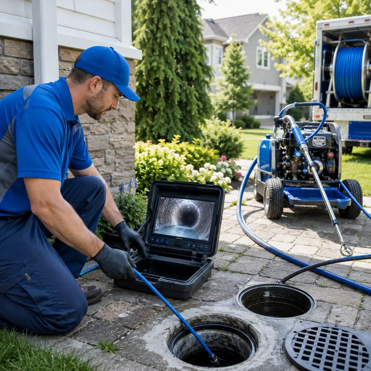 Outdoor drain cleaning professionals serving Limerick, ME